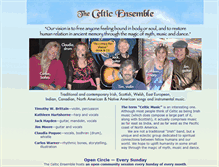 Tablet Screenshot of celticensemble.com